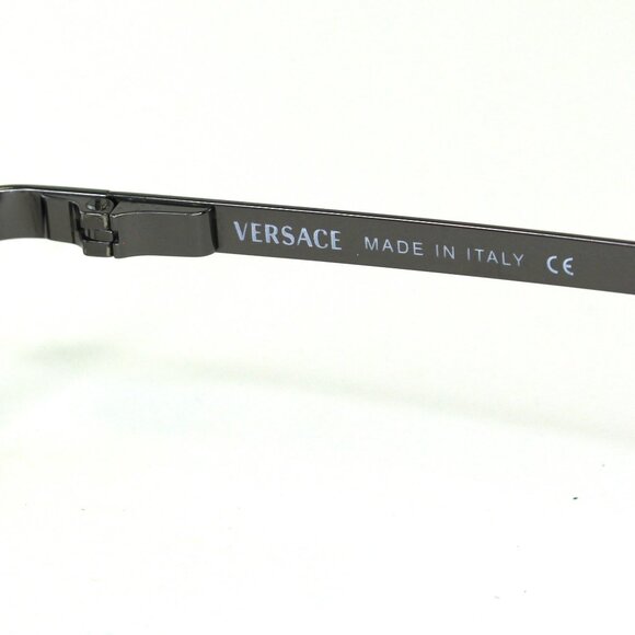 Versace MOD 1041 1001 Unisex Gunmetal Eyeglasses Size 51/17/135 - Picture 5 of 11